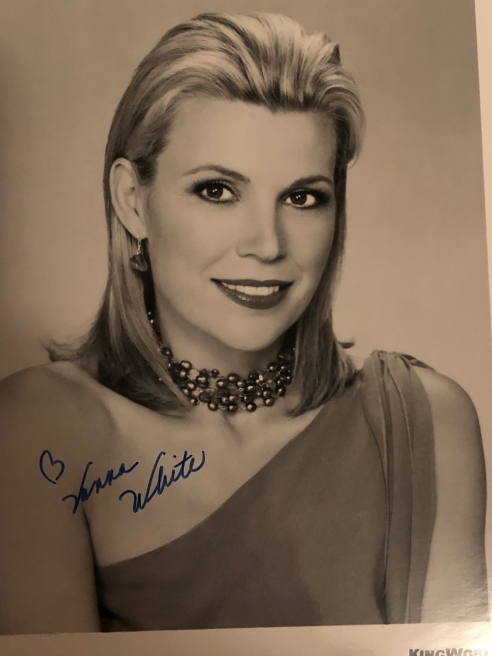 Vanna white autograph hand signed authentic coa